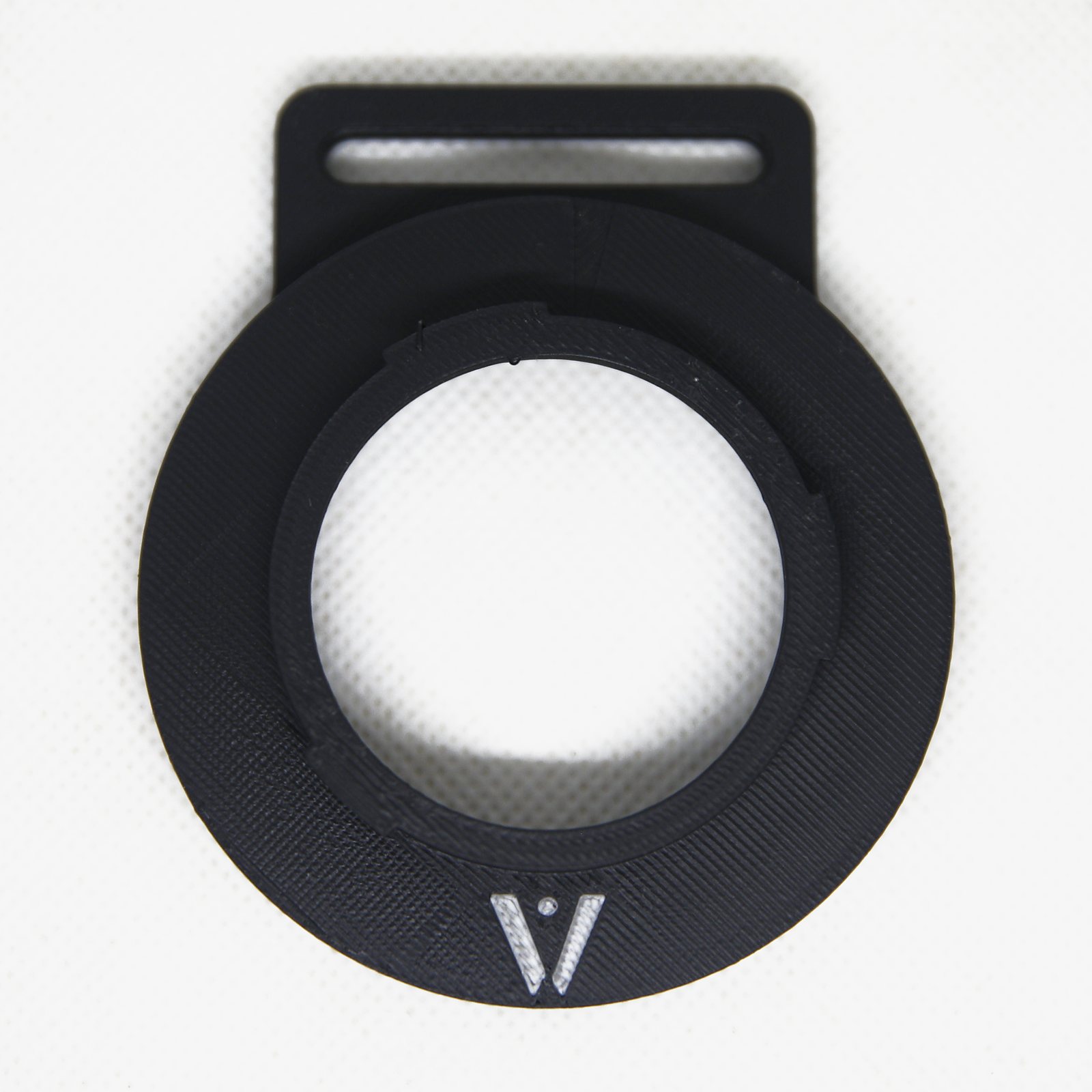 Vyrecast Cap Holder, black, with strap slot